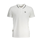 Fila White Cotton Polo Shirt